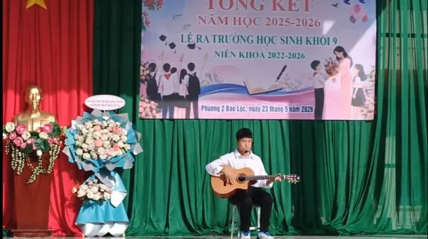 Music Performance at Year-End Ceremony